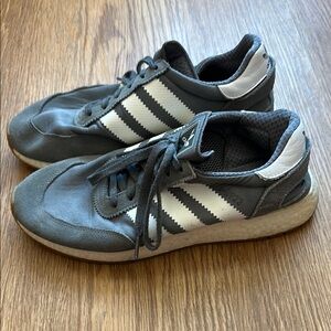 Adidas Men's Gray and White Sneakers